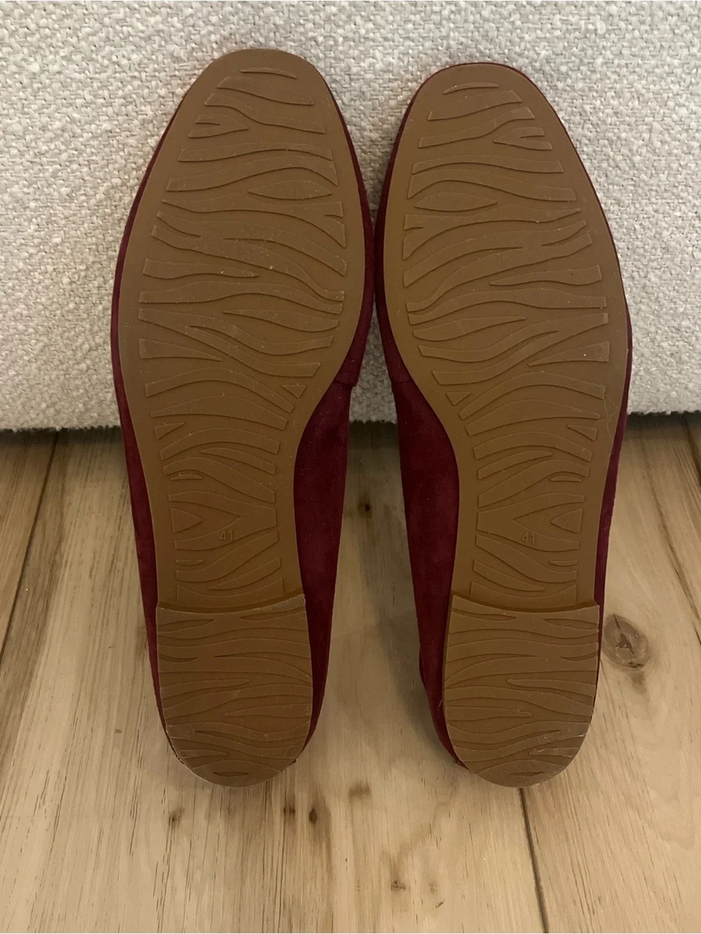 Joie Wine Loafers with Gold Hardware Quiet Luxury Burgundy Workwear Fall